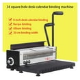 thumbnail image 3 of Manual Spiral Binding Machine Metal 34 Punching Square/Round 4 * 4mm Album A4 Paper Punching Machine ,Pinpoint Punching, 3 of 7