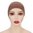 thumbnail image 1 of Gorra cilíndrica monocromática modal, gorra de base, gorra de cuello de mujer de algodón mercerizado de alta elasticidad, 1 of 6