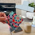 thumbnail image 5 of Quick and Easy Pouch Template-Tutorial Included, Acrylic Purses Pocket Handmade Ruler Template, Template for Sew Coin Purses Storage Bag, Sewing Templates for DIY Handicraft Lovers (9in-L), 5 of 8