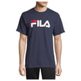 thumbnail image 4 of FILA Mens Navy Logo Graphic Short Sleeve Classic Fit T-Shirt M, 4 of 11
