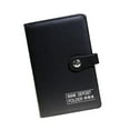 thumbnail image 5 of colaxi PU Leather Notebook Binder Refillable Loose Leaf Money Organiser for Travel Work Black, 5 of 9