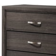 thumbnail image 2 of 50 Inch Classic 5 Drawer Tall Dresser Chest with Metal Handles Oak Gray - Saltoro Sherpi, 2 of 6
