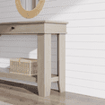 thumbnail image 2 of 54 Inch Rustic Wooden Console Table with 2 Drawers & Open Storage Shelf – Farmhouse Entryway Sofa Table for Living Room, Hallway, Foyer, Narrow Accent, Color: Gray, 2 of 2