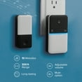 thumbnail image 5 of Heath Zenith Heath Zenith White and Black Wireless Lighted Plug-In Doorbell Kit with Kinetic Doorbell Button, 5 of 10