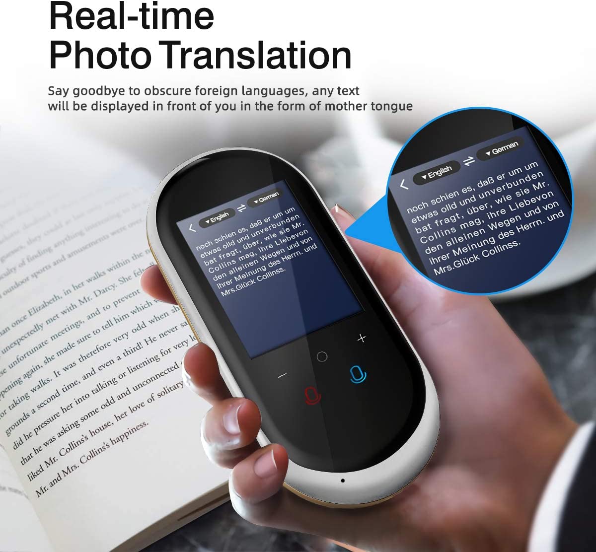 特別価格Vormor Language Translation Device, Real Time Translator Device，106  Languages Translator Two-Way Voice ＆ Text ＆ Photo Translation好評販売中