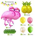 thumbnail image 3 of Ensemble de Ballons Flamant Rose, Style Été Coloré pour Fête à la Plage, 3 of 8