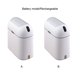 thumbnail image 5 of Bote de basura Wosthever para baño gris blanco, 5 of 6
