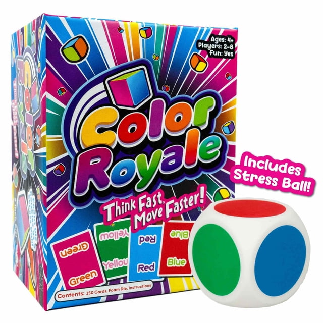 Juego de cartas Zombie Ghost Games Color Royale para mayores de 4 años con dados