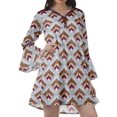 thumbnail image 3 of Moomaya Robes de Plage Imprimées Femmes Robe Aguichant Brodée Mini Robes Femmes, 3 of 4