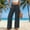 Dark Gray, variant on BUIGTTKLOP Wide Leg Pants for Women Flowy Palazzo Drawstring Elastic Waist Pant Summer Beach Trousers with Pockets