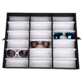 thumbnail image 4 of Vitrina para Gafas de 18 Rejillas, Caja Organizadora para Almacenar Gafas de Sol Con Estuche Con Cerrado, Cubierta A Prueba de Polvo, Forro de Alta, 4 of 7
