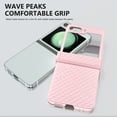 thumbnail image 6 of Dteck for Galaxy Z Flip 5 Case with Hinge Protection, Z Flip 5 Case with Screen Protector Full Cover,Support Wireless Charging Shockproof Non-Slip Slim Phone Case for Samsung Galaxy Z Flip5 5G,Pink, 6 of 7