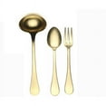 thumbnail image 2 of 3 Pcs Serving Set (Fork Spoon And Ladle) Vintage Oro, 2 of 2