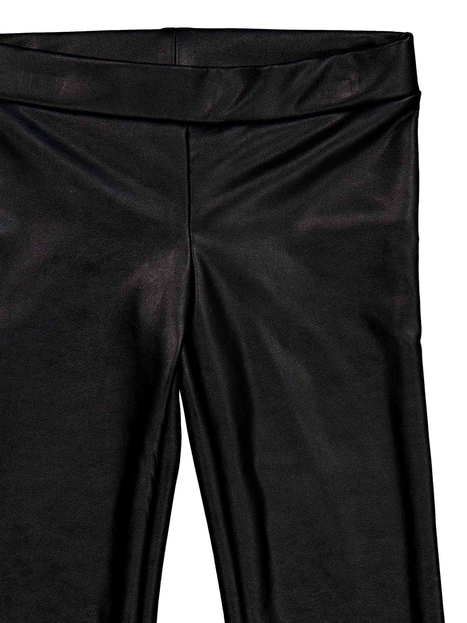 Wonder Nation Girls Pleather Flare Legging, Sizes 4-18 & Plus
