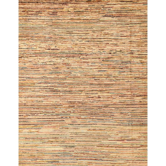 Ahgly Company Machine Washable Indoor Rectangle Abstract Chocolate Brown Area Rugs, 6' x 9'