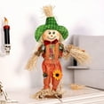 thumbnail image 4 of YingYouFu Halloween Decor, Scarecrow Figurine Fabric Straw HandCraftsed, Fall Harvests Festival , Indoor Outdoor Party Ornament, Green, 4 of 6