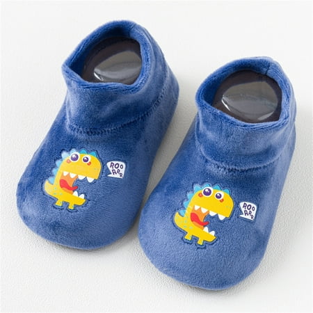 

Prewalker First Walkers Girl Shoes Toddler Warm Non-slip Boy Floor Fleece Socks Baby Cartoon Baby Shoes