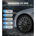 thumbnail image 5 of Set of 4 Wheel Covers Hubcaps Gunmetal Gray For 2020-2025 Tesla Y 19 inch Wheel, 5 of 6