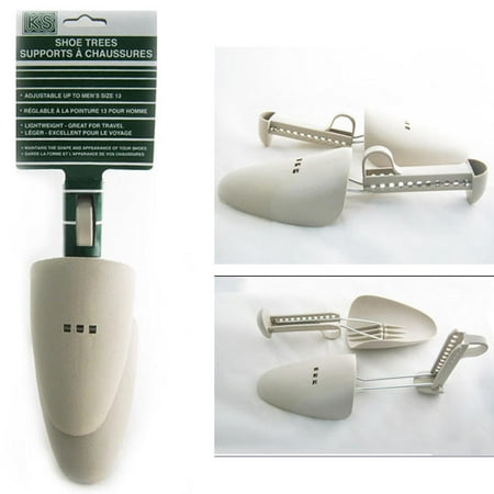 1 Pair Plastic Adjustable Keepers Support Stretcher Shoe Shapers Tree Men Sz 13