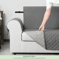 thumbnail image 2 of CHUN YI 1 Piece Sofa Couch Cover 6 Pockets with Elastic Straps Slipcover (Sofa, Light Gray), 2 of 7