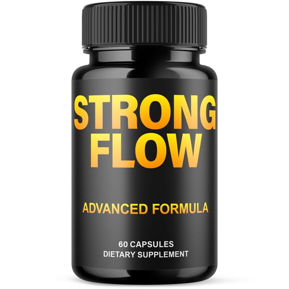Strong Flow Advanced Formula Pills Max Strength Wellness Support Supplement StrongFlow 60 Capsules