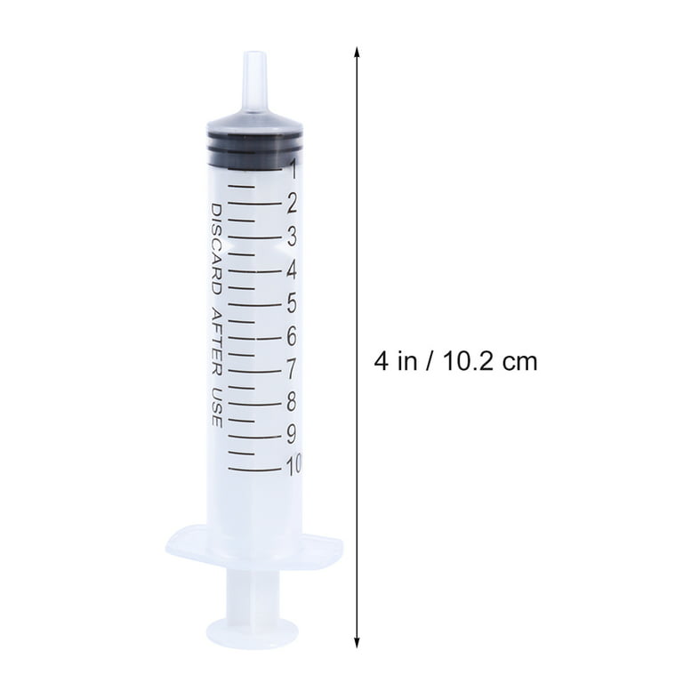 15 cc Glue Syringe 4 Pack with Plunger and Needle Applicator Tips with Cap  • For White • Modeling • Wood Glue and More