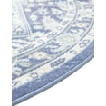 thumbnail image 6 of Unique Loom Whitney Collection Area Rug - Milano (3' 3" Round French Blue/Ivory), 6 of 7