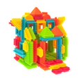 thumbnail image 1 of PicassoTiles PTB120 120pcs Bristle Shape 3D Building Blocks Tiles construction Toy Set Learning Playset STEM Toy Set Educational Kit child Branin Development Preschool Kindergarten Toy, 1 of 7