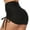 Black, variant on BadPiggies Womens High Waist Butt Lift Yoga Shorts Hot Pants Tummy Control Ruched Tights Stretch Gym Workout Leggings (XL, Yellow)
