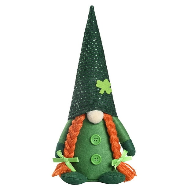 Decoraciones de Pascua, adornos de Pascua, regalos de Pascua, adornos de muñeco Rudolph, muñeco enano sin rostro de Pascua, adornos para decoración de ventanas del hogar, adorno de muñeca de poliéster