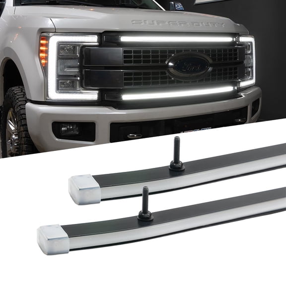 LEDGlow | 2017-2019 Ford Super Duty Grill Lights for F-250 & F-350