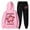 Pink, variant on Fgnfyis Womens Two Piece Outfits Sets Hoodie Sweatshirt and Long Sweatpants Jogger Workout Set Fall Tracksuit Sweatsuits Pants Sets Light Blue XXL