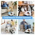 thumbnail image 6 of RICAN Under Desk Elliptical, Leg Exerciser for Seniors Fuly Assembled, Quiet & Portable Electric Seated Pedal Exerciser Adjustable Speeds, White, 6 of 13