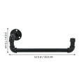 thumbnail image 6 of Hemoton Heavy Duty Industrial Pipe Towel Bar Rustic Bathroom Towel Rack Wall Mounted Holder, 6 of 6