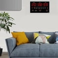 thumbnail image 4 of Reloj Digital, Reloj de Pared Pantalla LED Grande, Reloj Despertador Digital 12 / con Día Y Fecha, Temperatura Interior, Snooze, 4 of 9