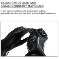 thumbnail image 2 of Chemical Resistant Rubber Latex Gloves, Acid/alkali/industrial Safety Work, Protective Gloves Long, Black, 2 of 2