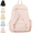 Pink, variant on Angel Wing Backpack,Wing Themed Daypack,Kawaii Fairycore Daypack,White | Cute Daypack with Wings, Novelty Nylon Backpack with Zipper for Women,Y2K Lolita Fashion Travel Knapsack,Cutecore Backpack