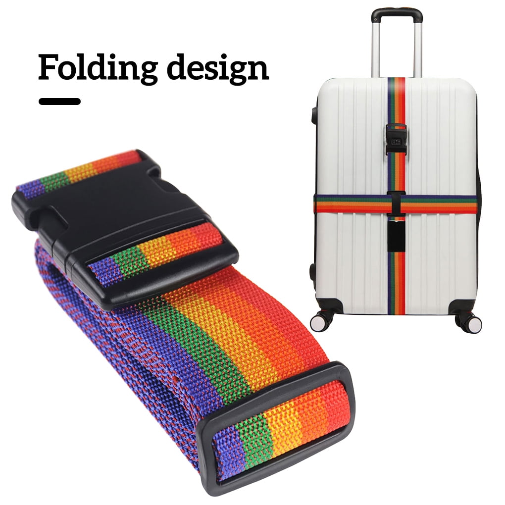 Travel Suitcase Belt Travel Trolley Box 