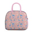 thumbnail image 2 of Womens Pink Cartoon Dinosaurs Eggs Pattern Lunch Box for Work,Insulated Lunch Bag for Women,Loncheras Para Mujer,Leakproof Adult Lunch Bag for Work,Beach,Travel,Picnic,Camping, 2 of 7