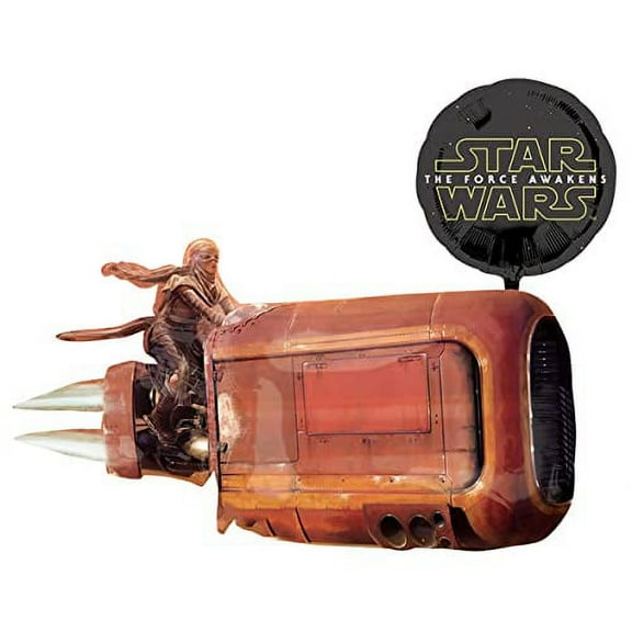 35" Anagram Star Wars The Force Awakens Birthday Party Decoration Supply Mylar Foil Helium Balloon - Pack of 1