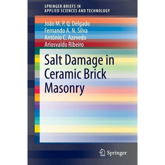 Springerbriefs in Applied Sciences and T Salt Damage in Ceramic Brick Masonry, (Paperback)