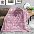 thumbnail image 2 of Yibo 11 Year Old Girl Birthday Gifts Best 11 Year Old Girl Gift Ideas for 11 Year Old Girls 11th Birthday Birthday Decorations for Daughter Grandaughter Blanket, 2 of 7