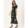 thumbnail image 3 of Dressberry Women's Printed Poly Crepe Dress, Sizes S-XL, Black, 3 of 7