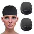 thumbnail image 1 of QualitChoice 5Pcs Dome Caps Stretchable Wigs Cap Dome Style Wig Caps for Men Women, 1 of 1
