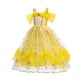 thumbnail image 2 of Vestidos de Halloween con pompones para niños Vestidos de princesa Vestidos amarillos, 2 of 6