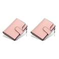 thumbnail image 4 of Minnieouse Billeteras para mujer, tarjetero de diseño corto de PU, bolsillo con cierre de cremallera, monedero para varias tarjetas, monedero de Type3 NO3, 4 of 6