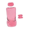 thumbnail image 2 of DimyFew Office Chair Covers Removable Elastic Chair Seat Cover with Headrest Slipcover And Armrest Protector Polyester Yarn Suitable for Home Office Study Spa Princess Pink, 2 of 8