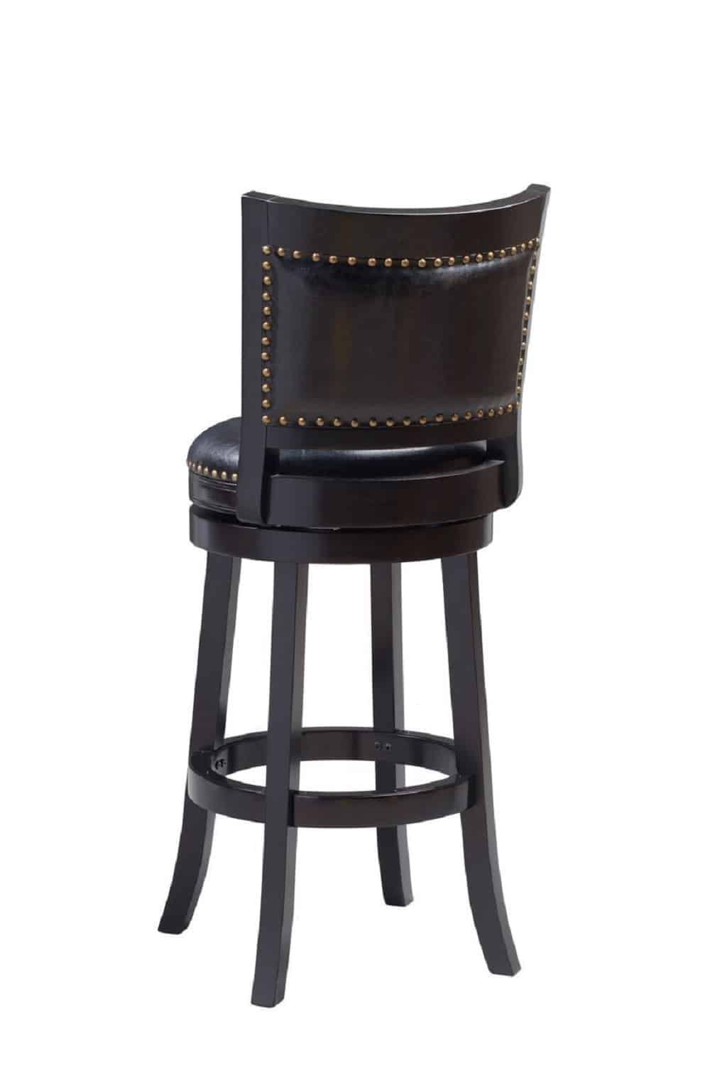 Boraam Bristol Swivel Bar Stool, 29", Multiple Finishes