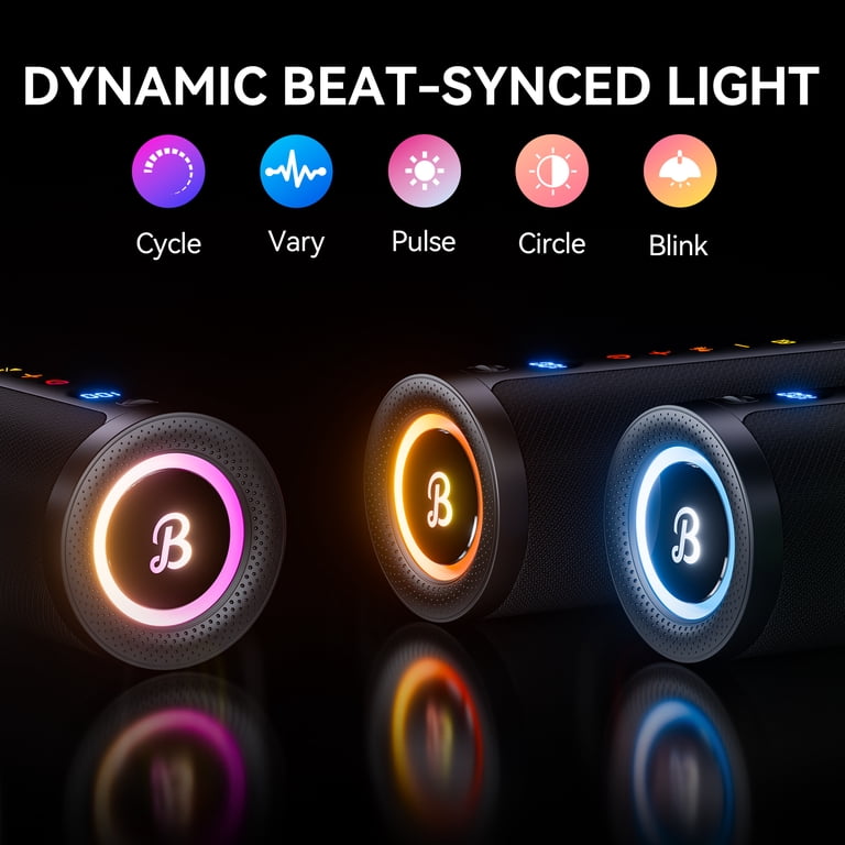 VEAT00L 20W Portable Bluetooth Party Speaker photo 2