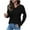 Black, variant on Blouses for Women Dressy Casual Lace Trim V Neck Tunic Tops Textured Soft Long Sleeve Shirts Fashion Clothing
